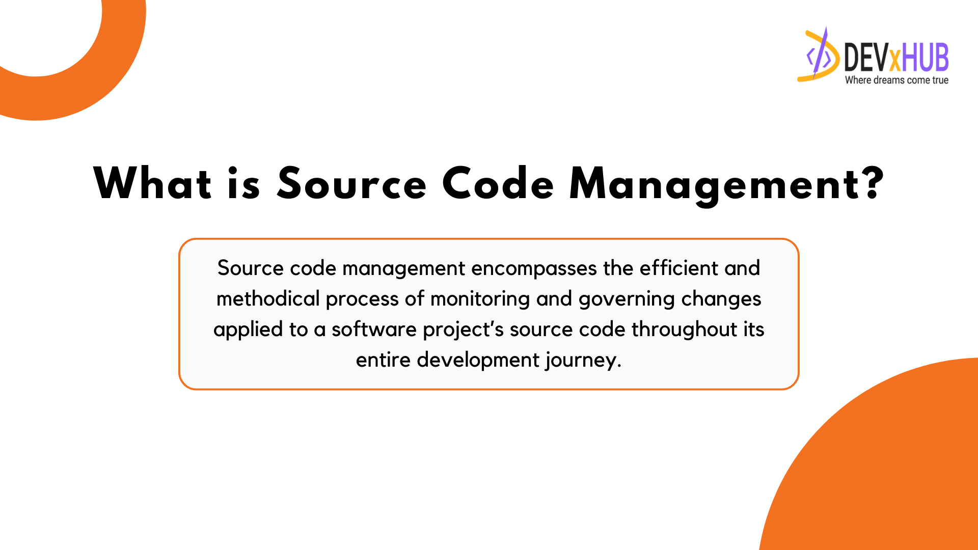 What is source code management? by devxhub